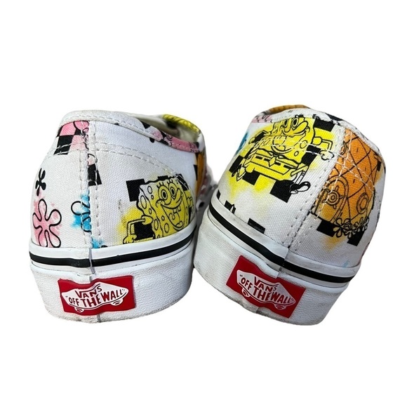 Sponge Bob Vans Limited Edition Unisex Sneakers Women’s Size 9.5 - Picture 4 of 12